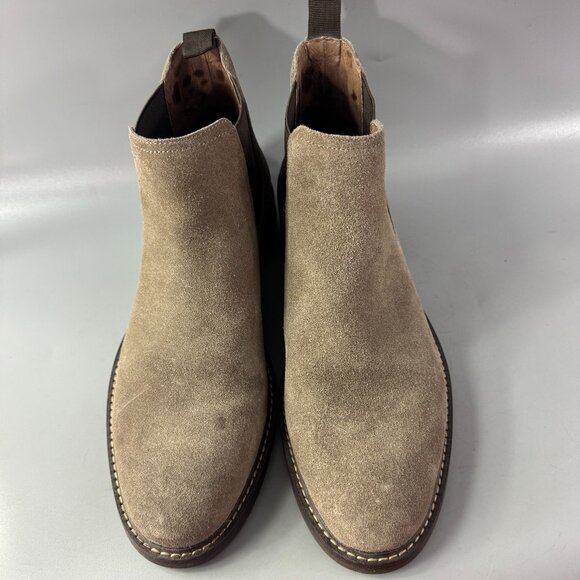 1901 Chukka Taupe Leather Upper Ankle Slip On Boots, Men\'s Size 9.5 main image 5